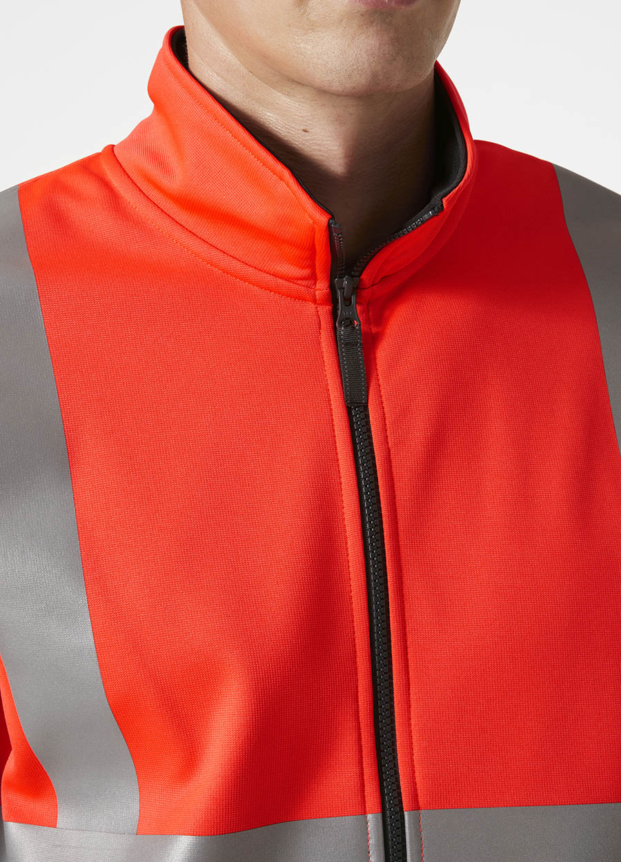 Helly Hansen Workwear 79258 Addvis Zip Sweatshirt Class 1