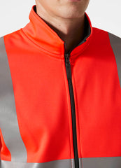 Helly Hansen Workwear 79258 Addvis Zip Sweatshirt Class 1
