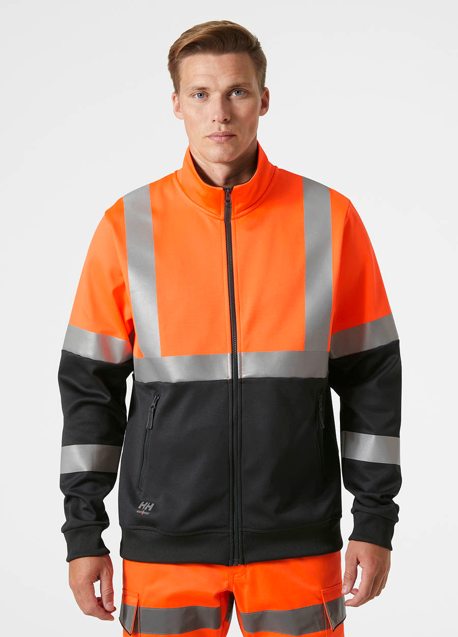 Helly Hansen Workwear 79258 Addvis Zip Sweatshirt Class 1