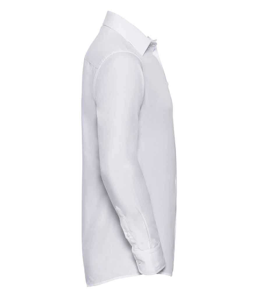 Russell Collection 924M Long Sleeve Tailored Poplin Shirt