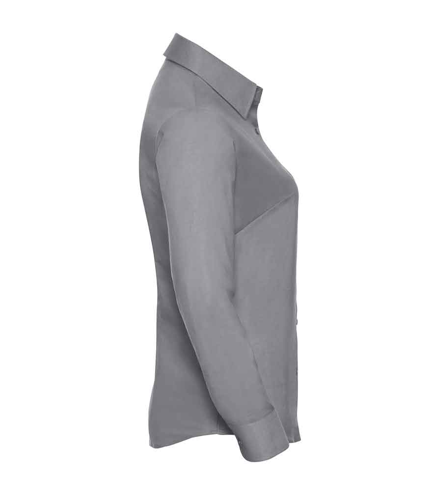 Russell Collection 932F Ladies Oxford Long Sleeve Shirt