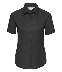 Russell Collection 933F Ladies Short Sleeve Oxford Shirt