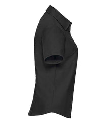 Russell Collection 933F Ladies Short Sleeve Oxford Shirt