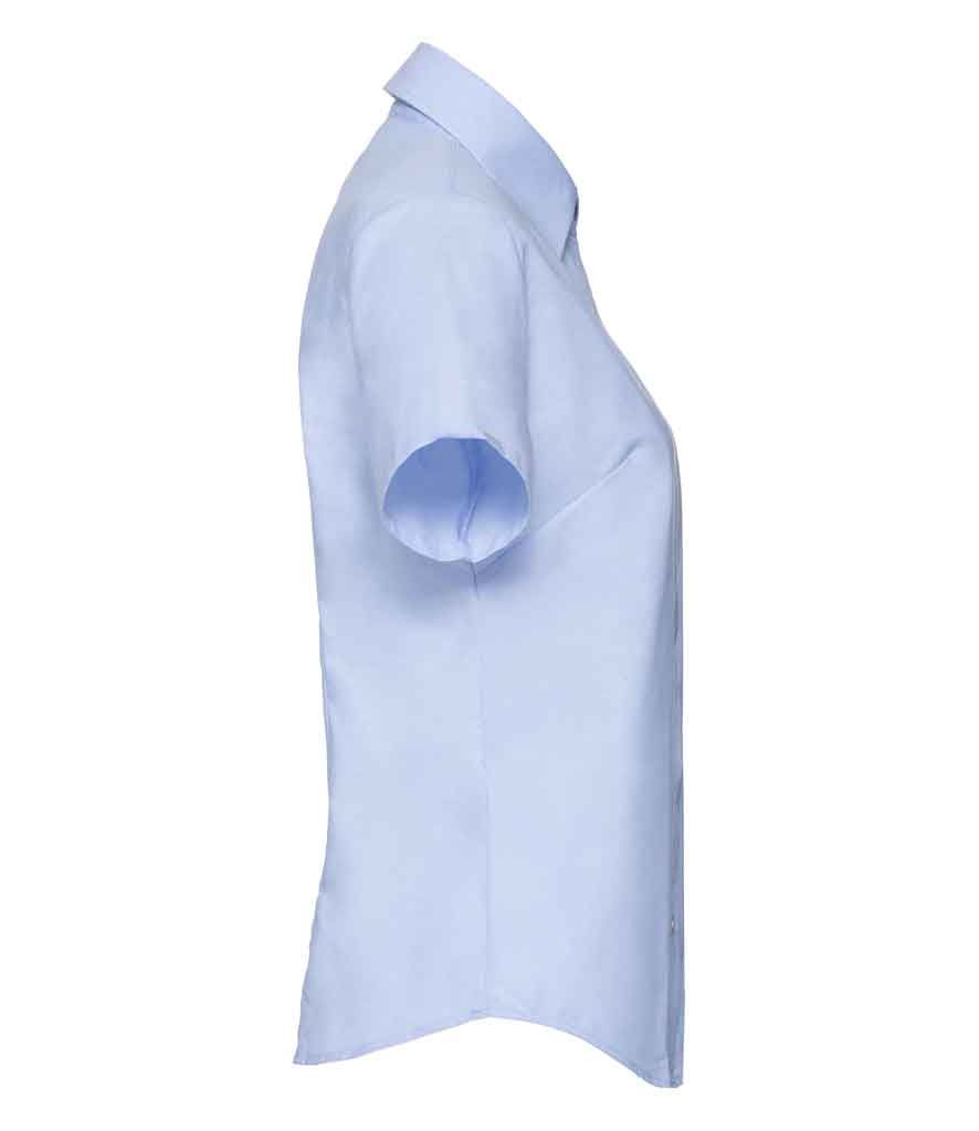 Russell Collection 933F Ladies Short Sleeve Oxford Shirt