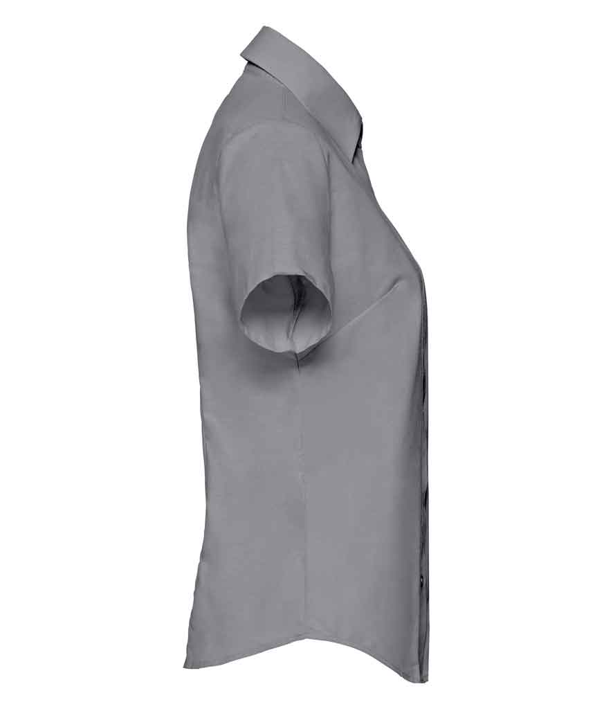 Russell Collection 933F Ladies Short Sleeve Oxford Shirt