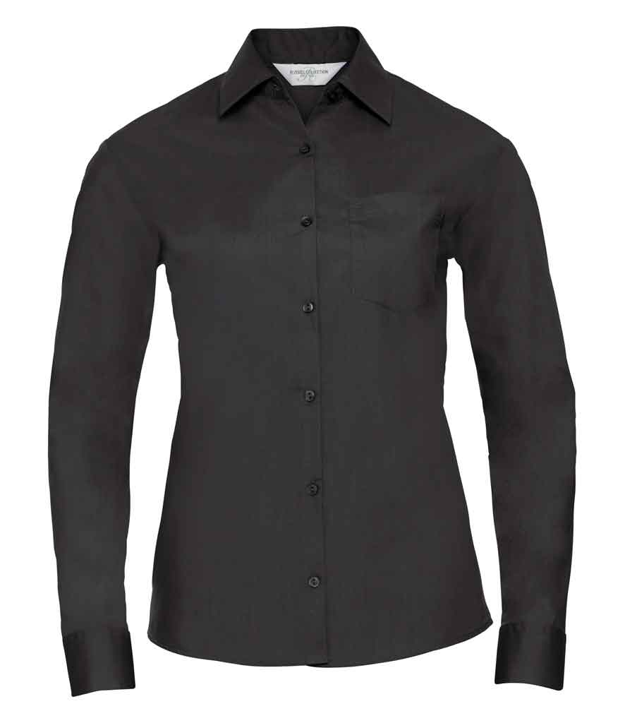 Russell Collection 934F Ladies Long Sleeve Shirt