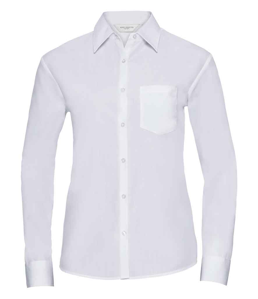 Russell Collection 934F Ladies Long Sleeve Shirt