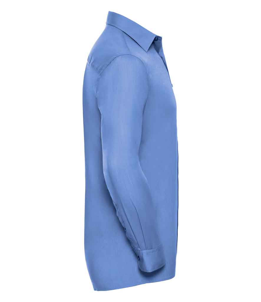 Russell Collection 934M Long Sleeve Poplin Shirt