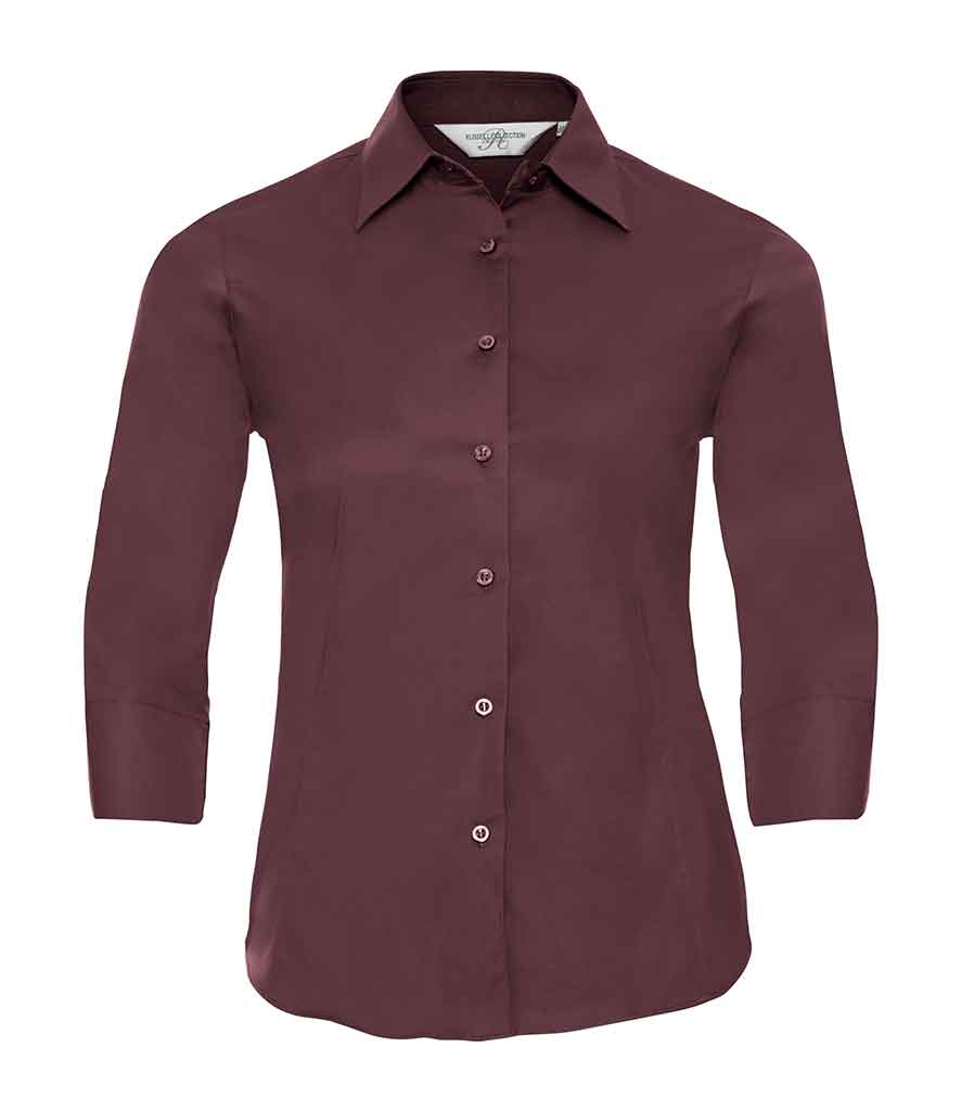 Russell Collection 946F 3/4 Sleeve Easycare Shirt