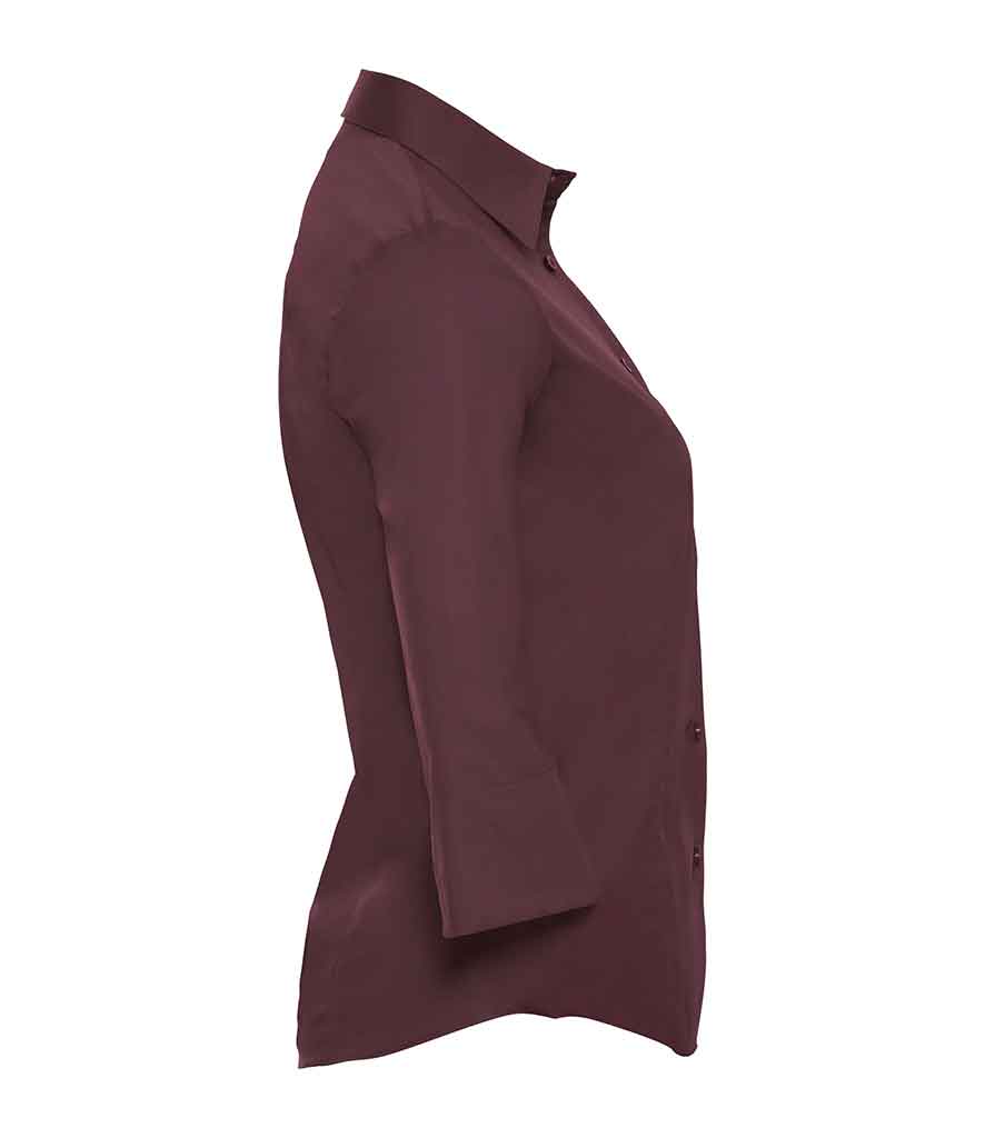 Russell Collection 946F 3/4 Sleeve Easycare Shirt