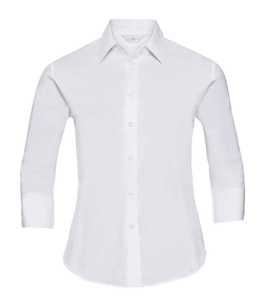 Russell Collection 946F 3/4 Sleeve Easycare Shirt