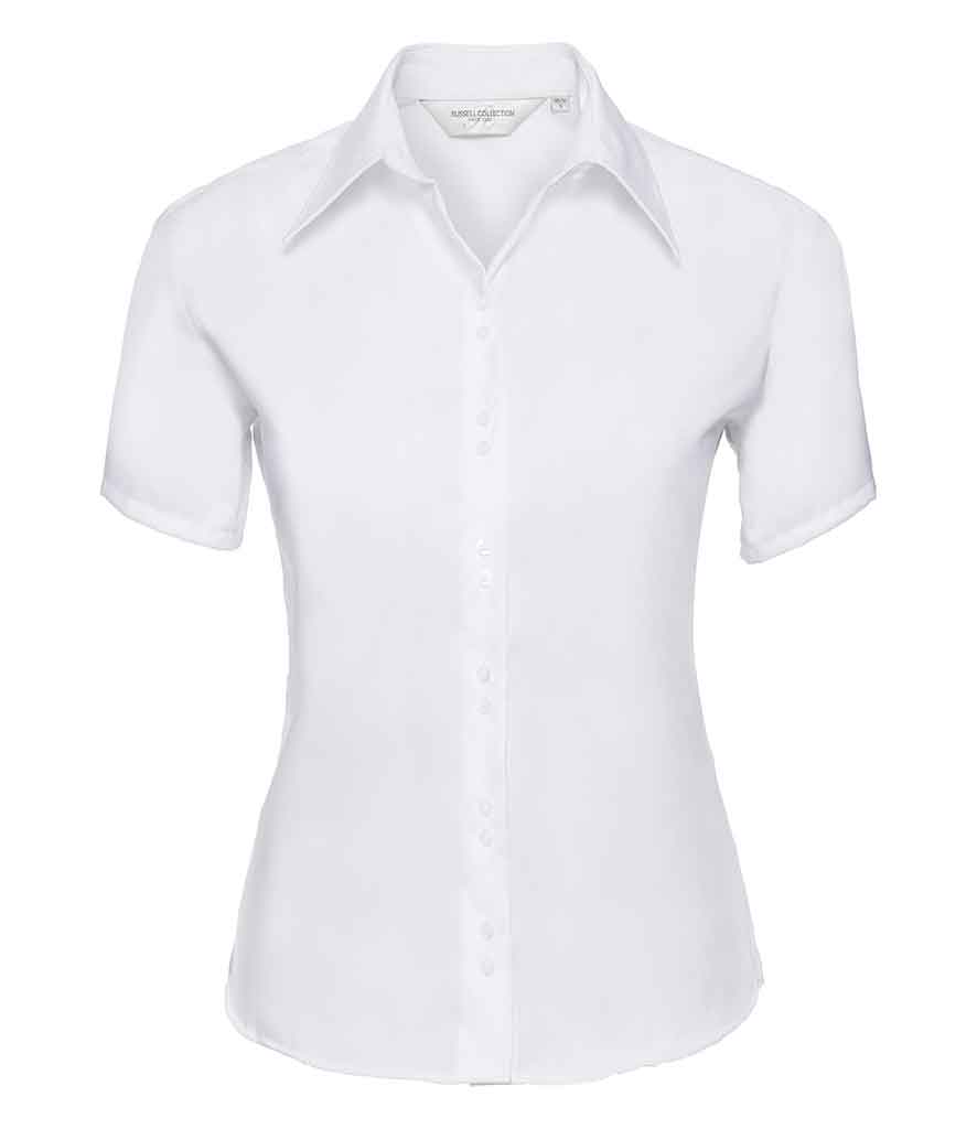 Russell Collection 957F Ladies Short Sleeve Ultimate Non-Iron Shirt