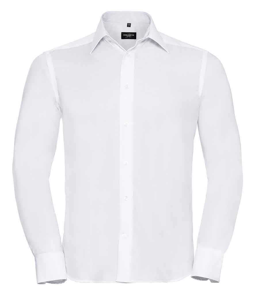 Russell Collection 958M Long Sleeve Tailored Ultimate Non-Iron Shirt