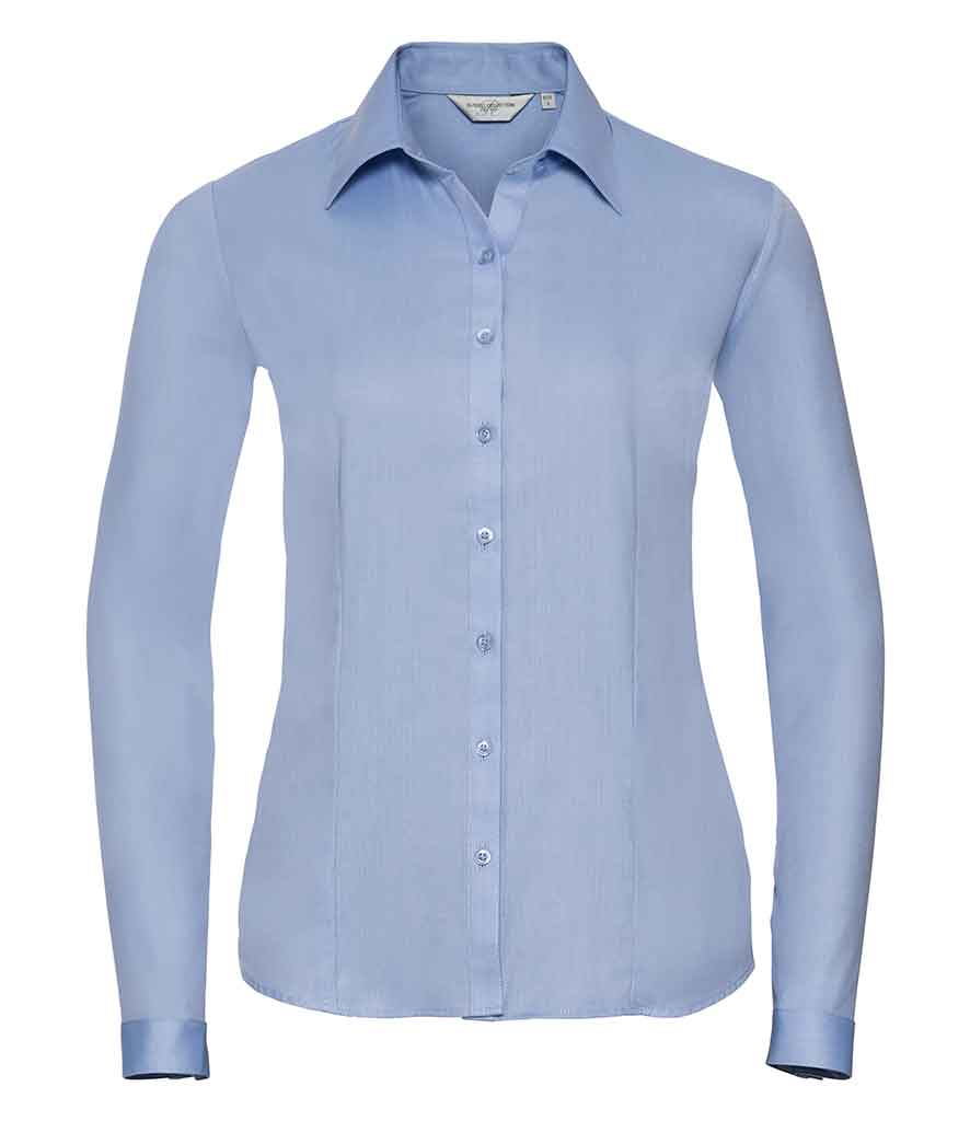 Russell Collection 962F Ladies Herringbone Shirt