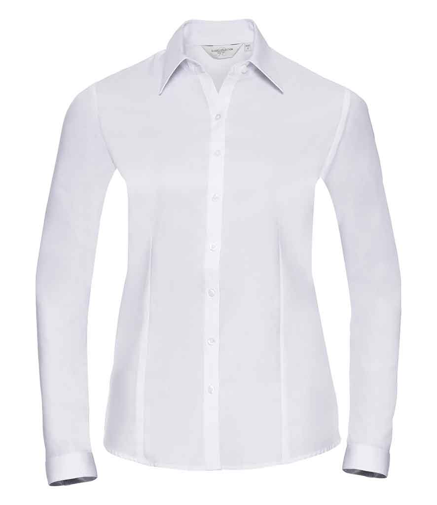 Russell Collection 962F Ladies Herringbone Shirt