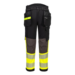 Portwest EV442 EV4 Hi-Vis Stretch Detachable Holster Class 1 Trousers