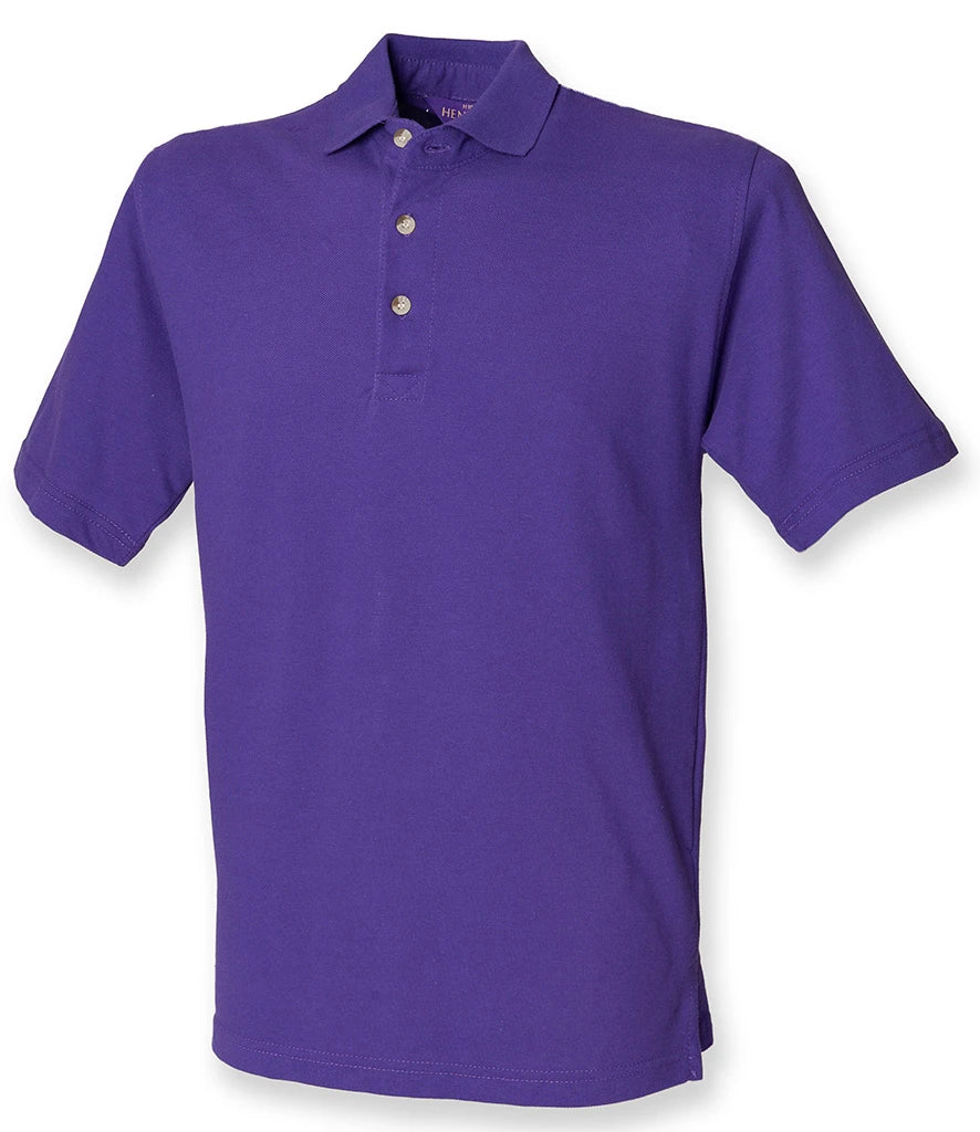Henbury H100 Classic Heavy Pique Polo