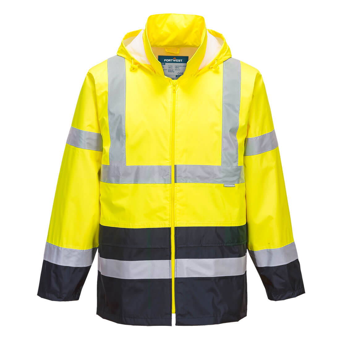 Portwest H443 Hi-Vis Classic Contrast Rain Jacket