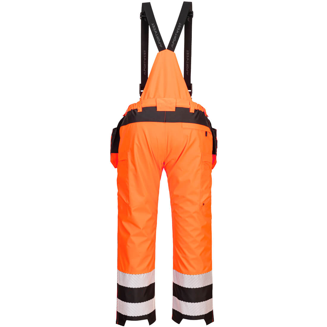 Portwest PW356 PW3 Hi-Vis Rain Bib and Brace