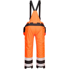 Portwest PW356 PW3 Hi-Vis Rain Bib and Brace