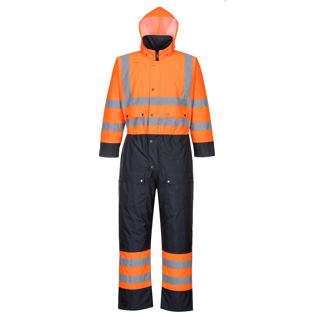 Portwest S485 Hi-Vis Contrast Coverall - Lined