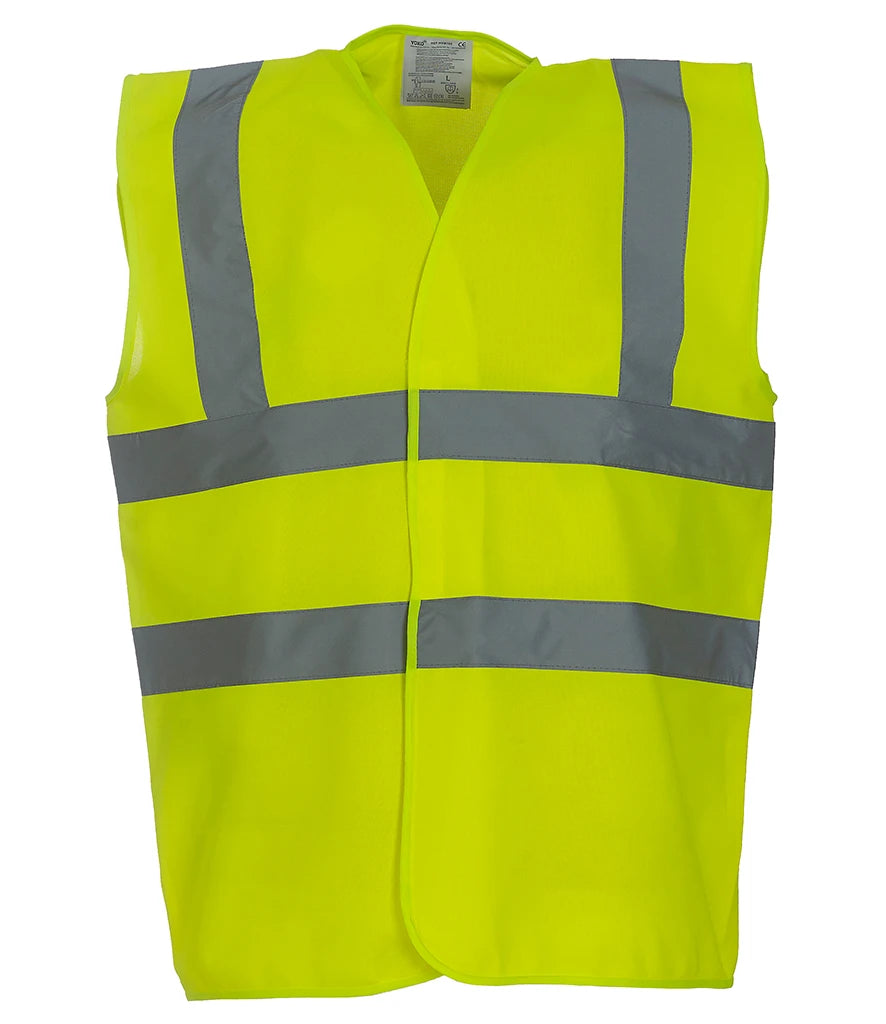 Yoko YK001 Hi Vis 2 Band And Braces Waistcoat (HVW100)