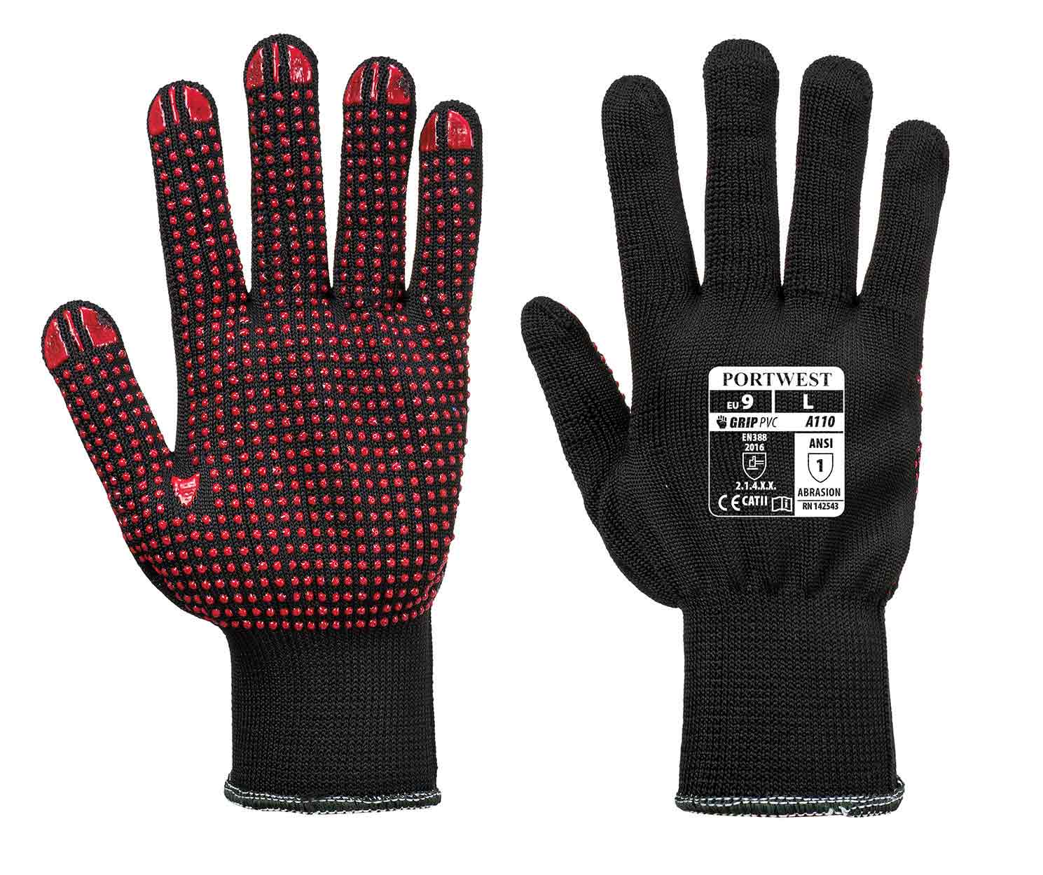 Portwest A110 Nylon Polka Dot Glove