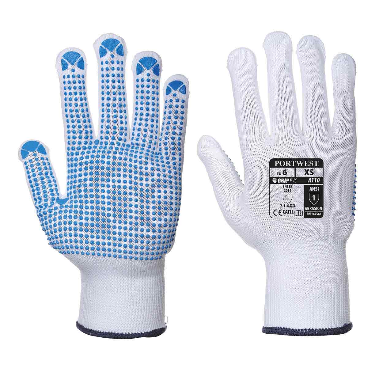 Portwest A110 Nylon Polka Dot Glove