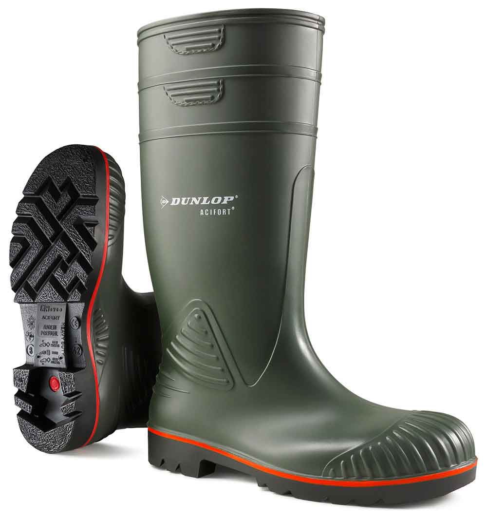 Dunlop A442 Acifort Heavy Duty Full Safety Welly