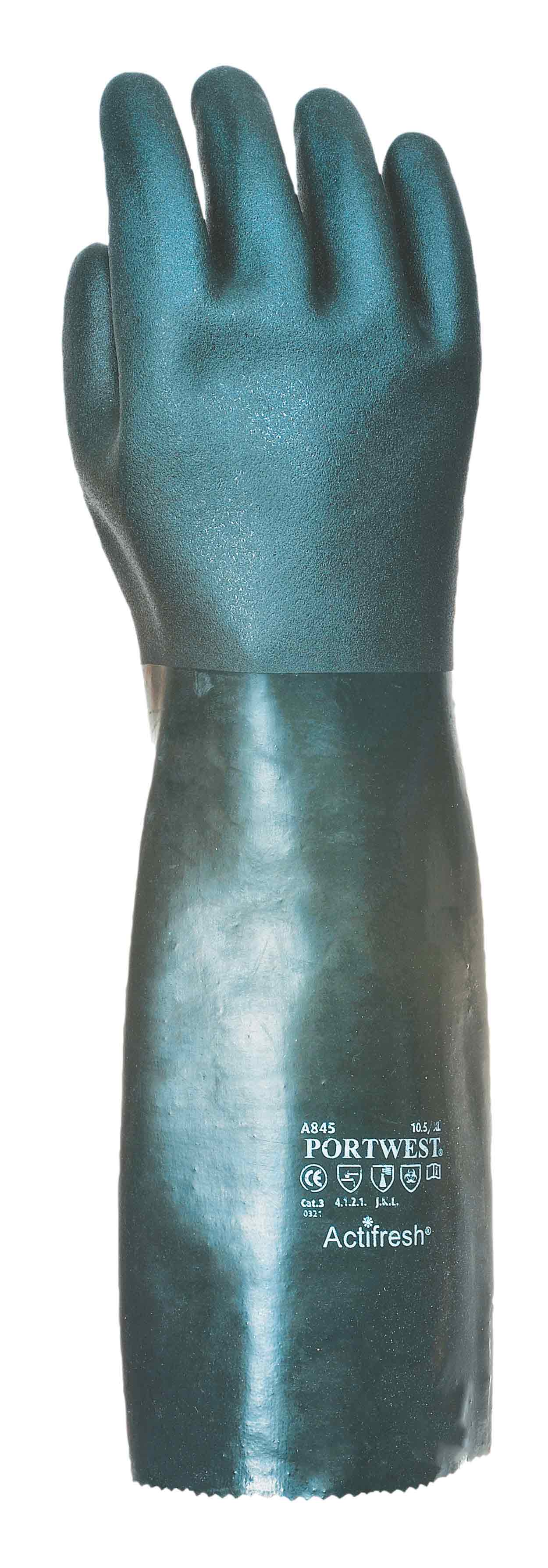 Portwest A845 Double Dipped PVC Gauntlet 45cm
