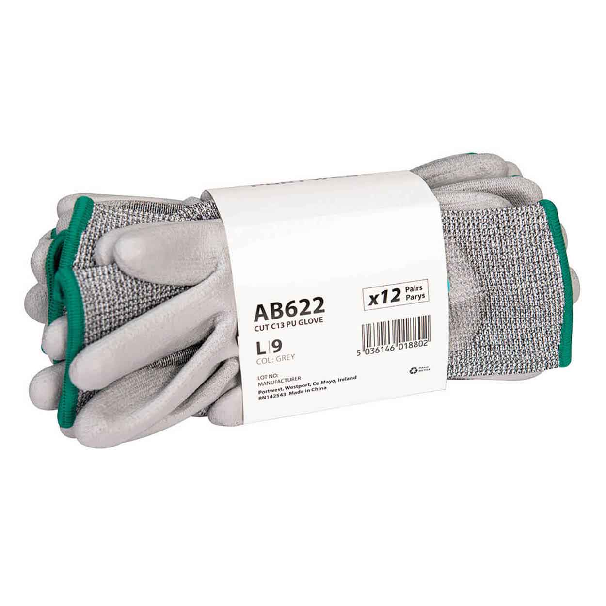 Portwest AB622 Cut C13 PU Essential Multipack (Pk12)
