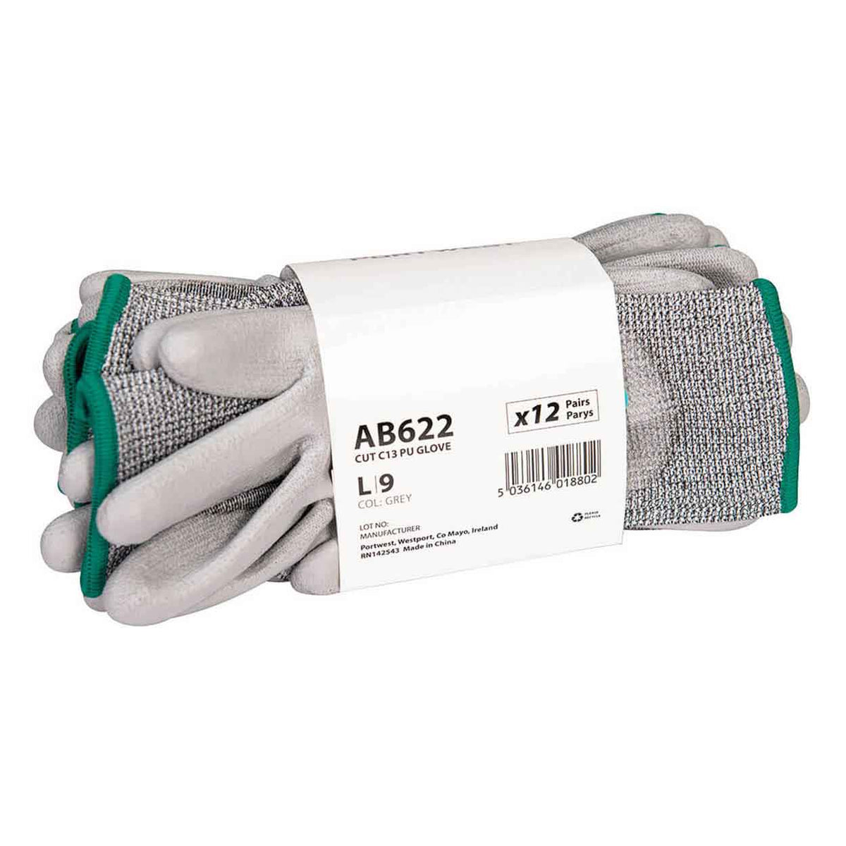 Portwest AB622 Cut C13 PU Essential Multipack (Pk12)