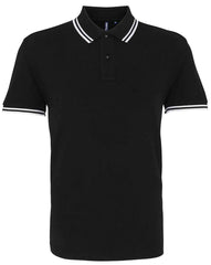 Asquith & Fox AQ011 Men's classic fit tipped polo
