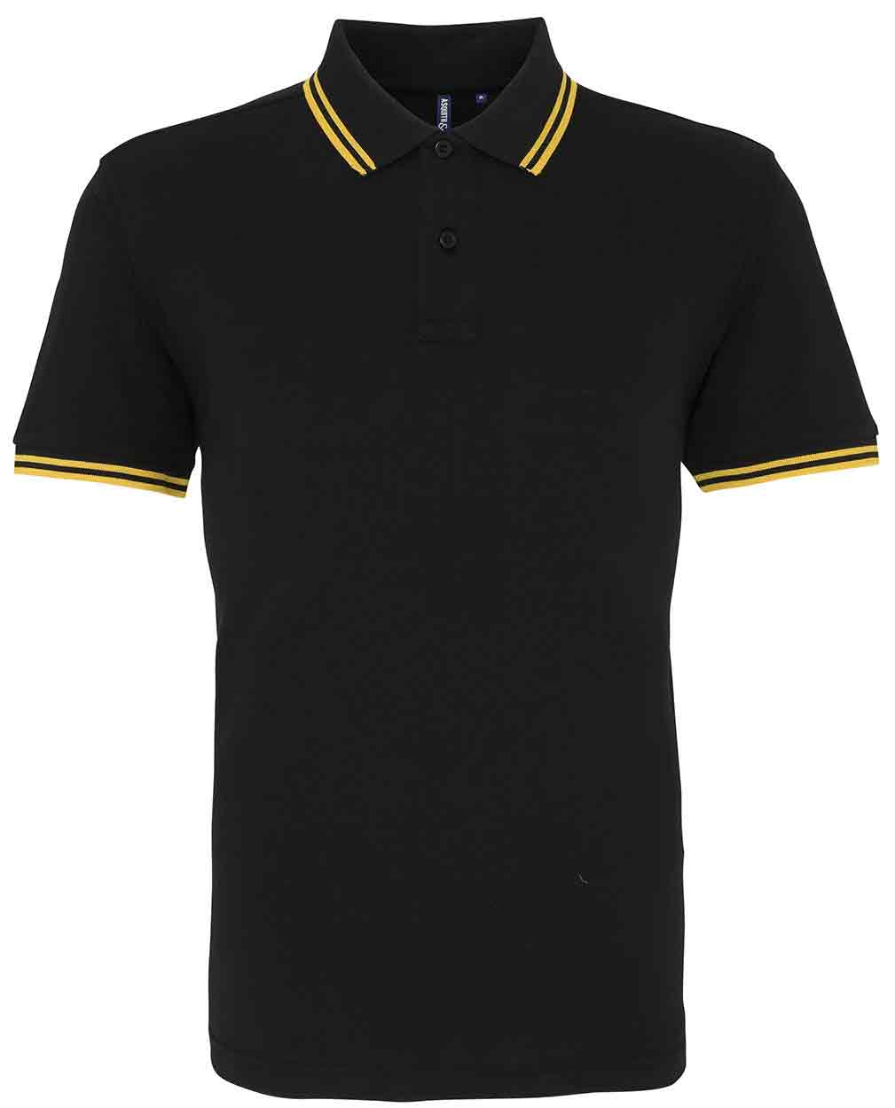 Asquith & Fox AQ011 Men's classic fit tipped polo