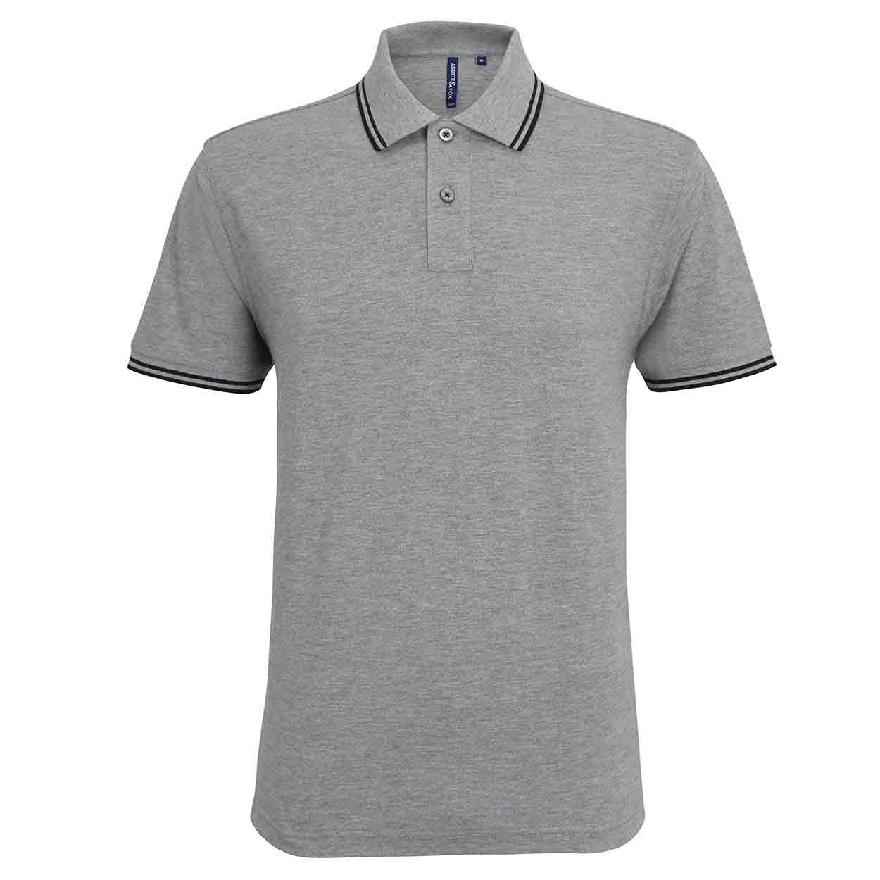 Asquith & Fox AQ011 Men's classic fit tipped polo