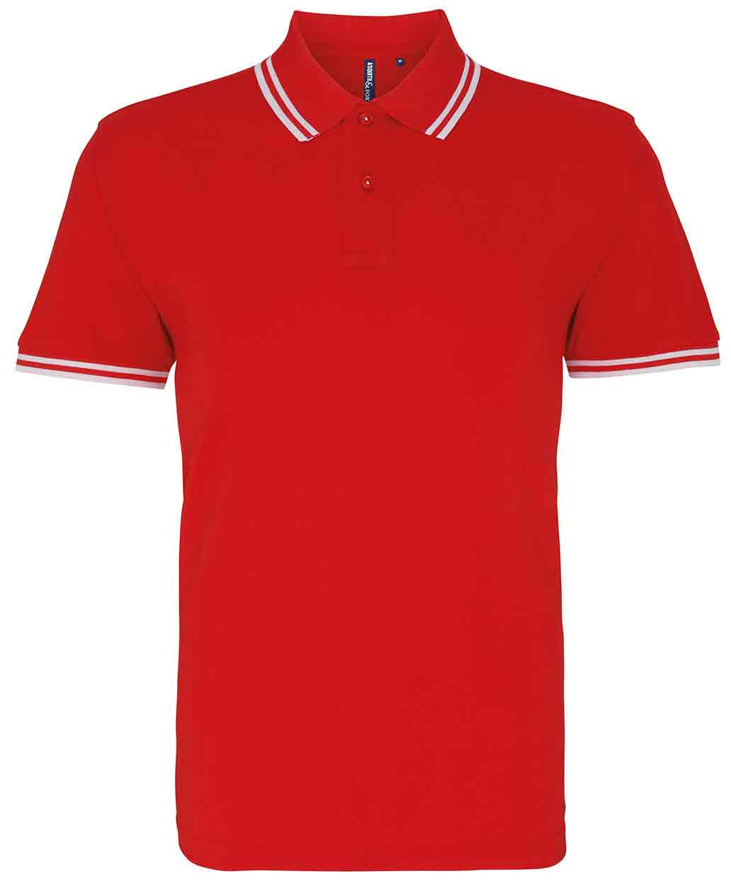 Asquith & Fox AQ011 Men's classic fit tipped polo