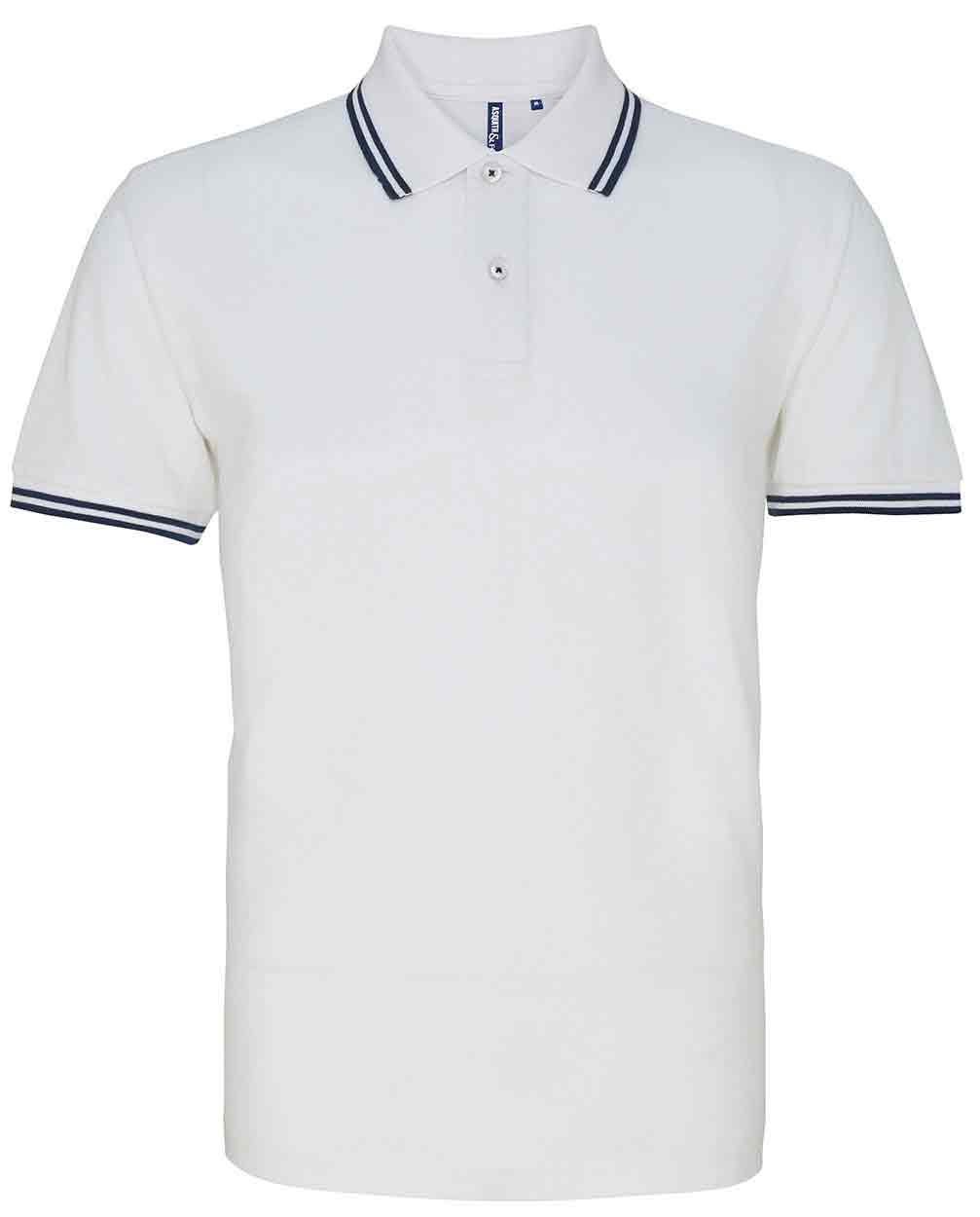 Asquith & Fox AQ011 Men's classic fit tipped polo