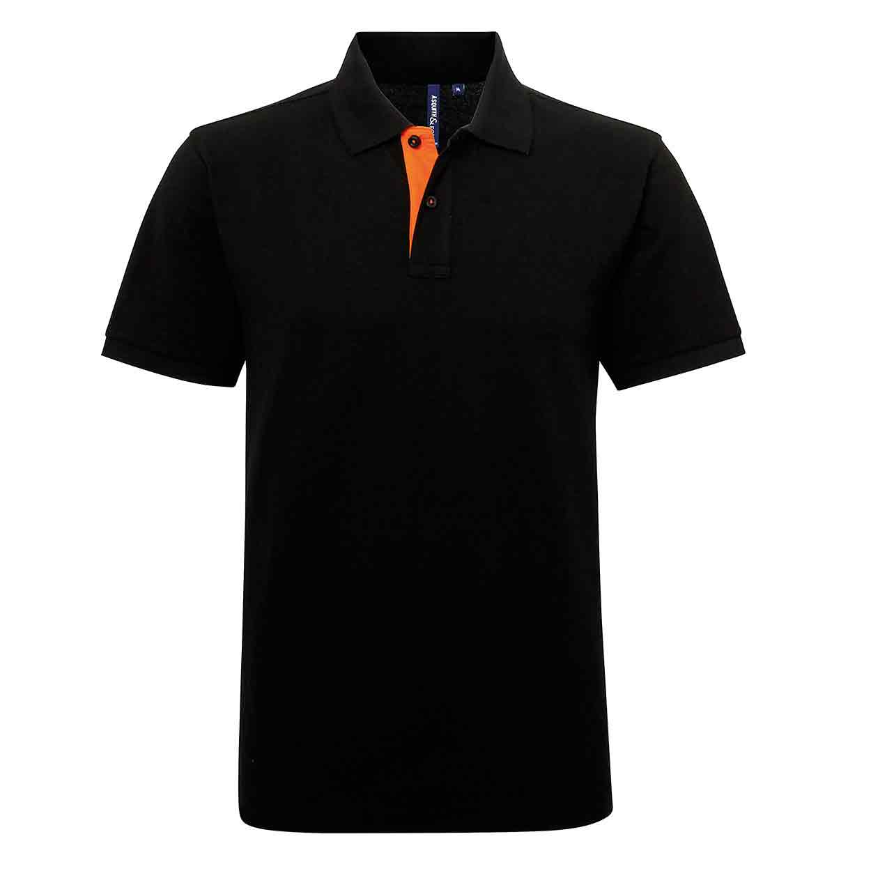 Asquith & Fox AQ012 Men's classic fit contrast polo