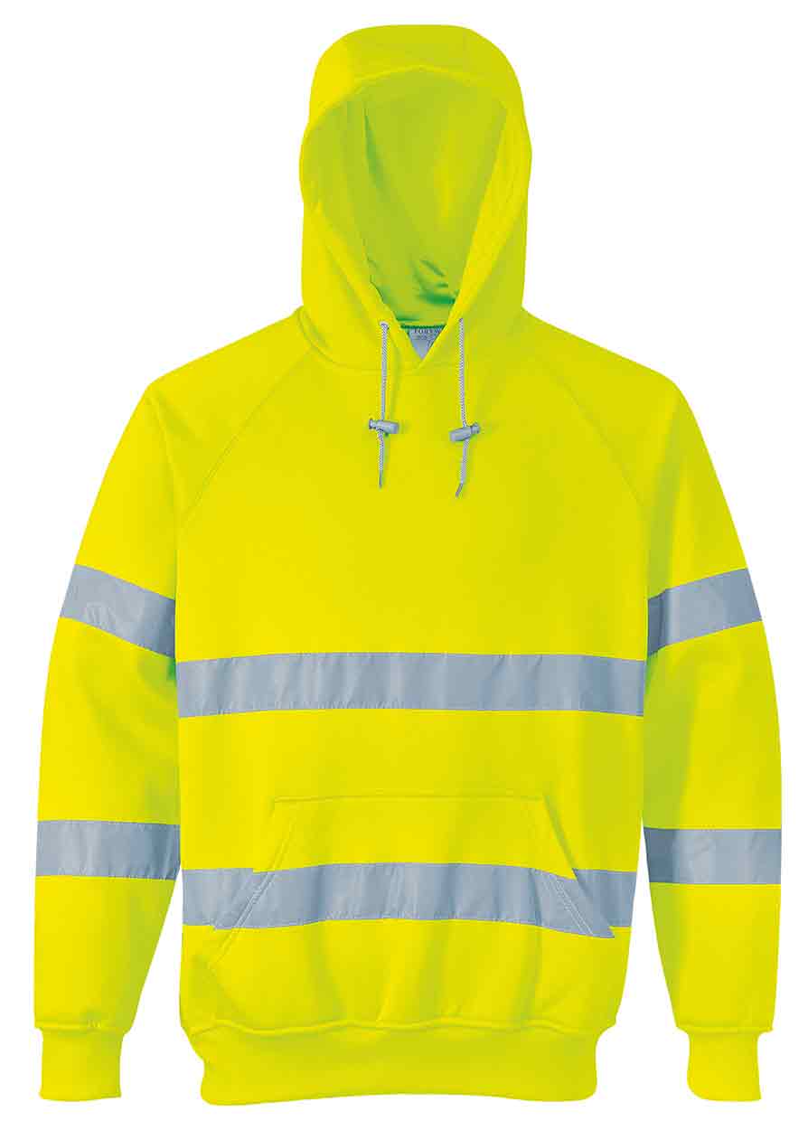 Portwest B304 Hi-Vis Hooded Sweatshirt