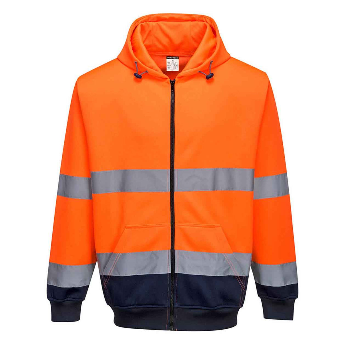 Portwest B317 Two-Tone Zip Front Hoodie