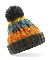 Beechfield B486A Infant/junior corkscrew pom pom beanie