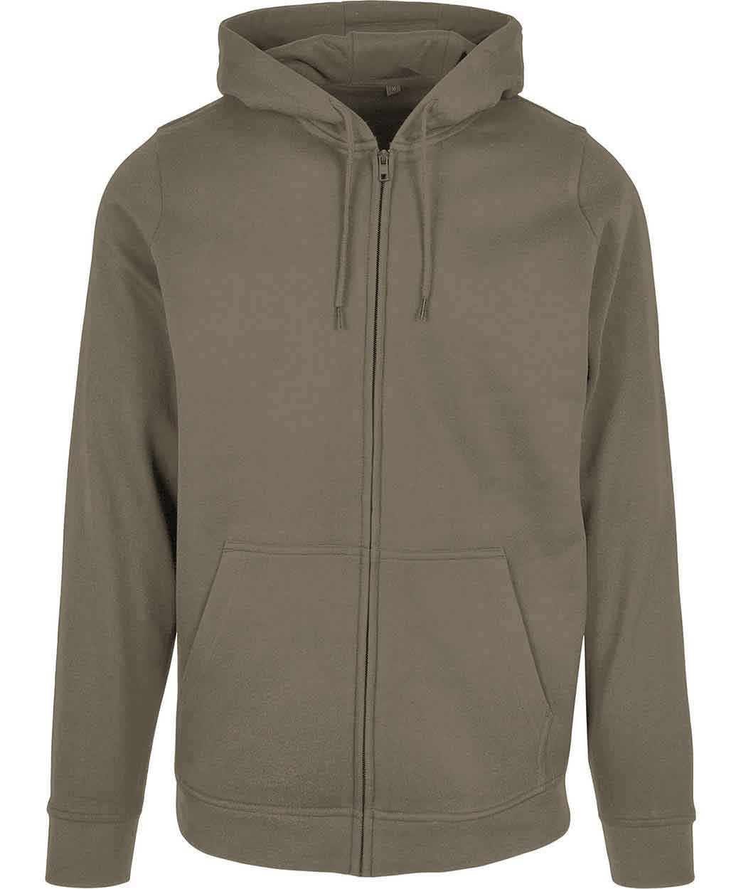 Build Your Brand Basic BB008 Basic zip hoodie