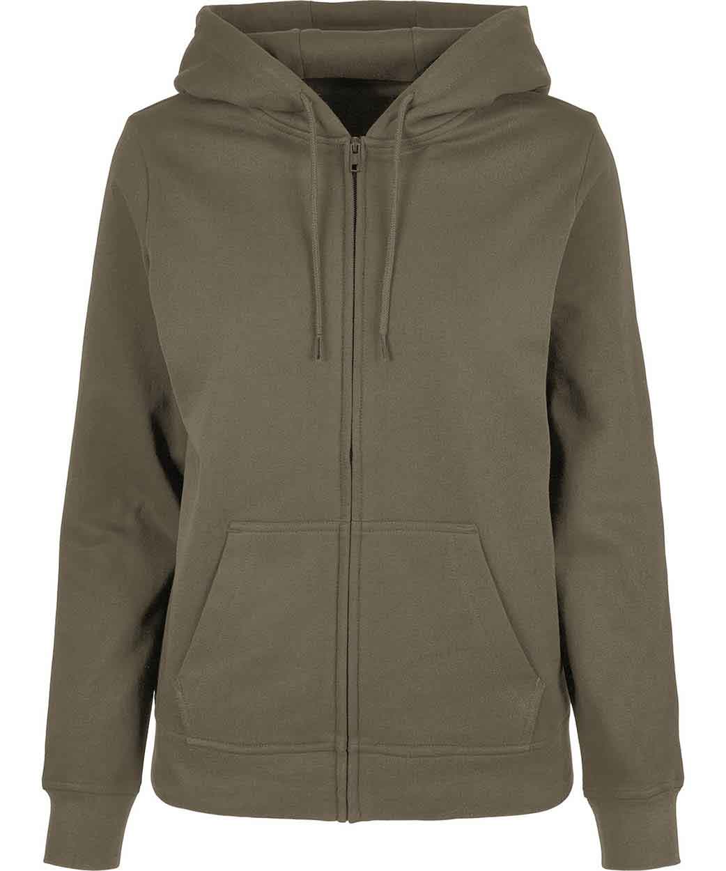Build Your Brand Basic BB009 Women’s basic zip hoodie
