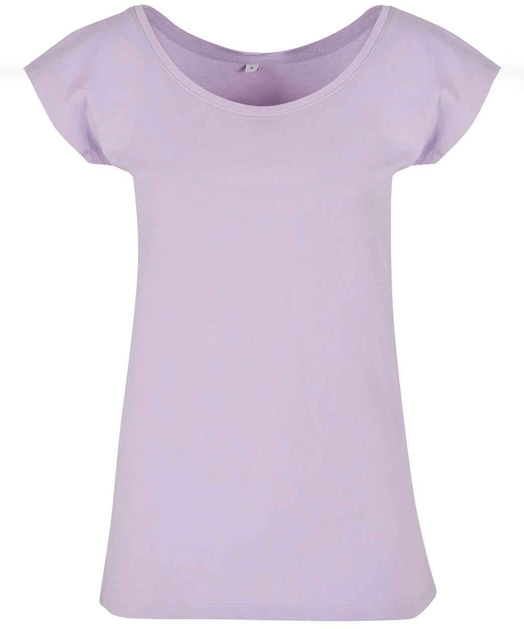 Build Your Brand Basic BB013 Women's wide neck tee