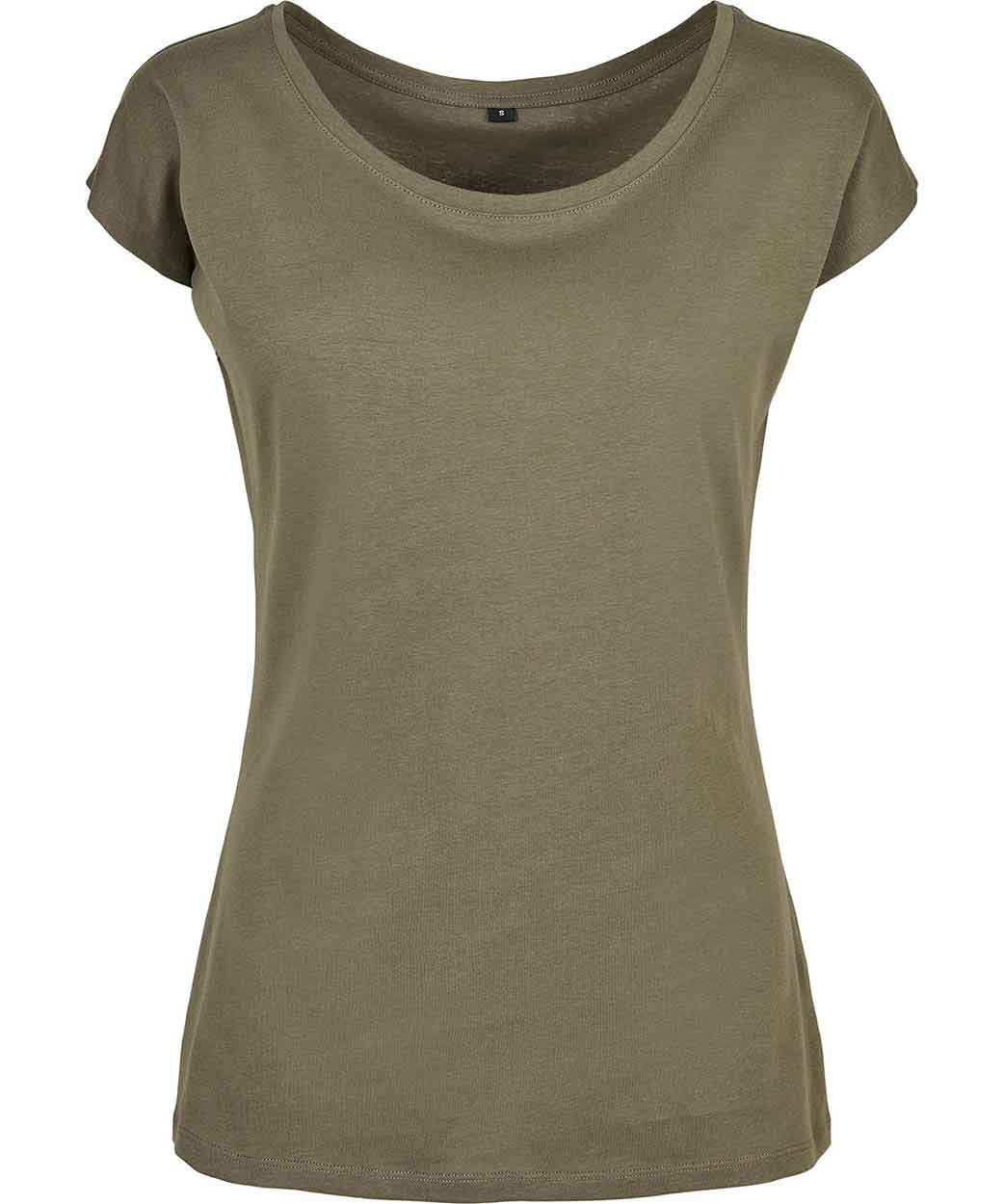 Build Your Brand Basic BB013 Women's wide neck tee