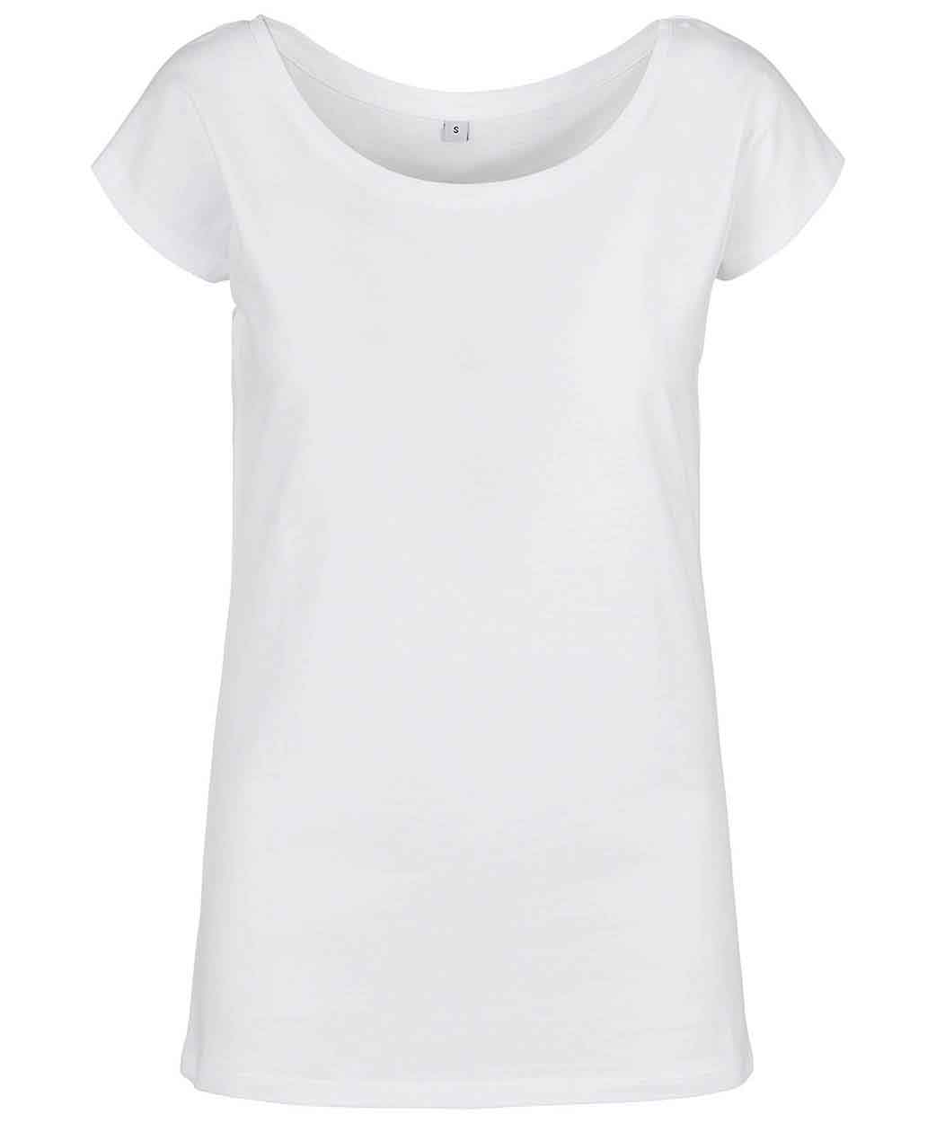 Build Your Brand Basic BB013 Women's wide neck tee