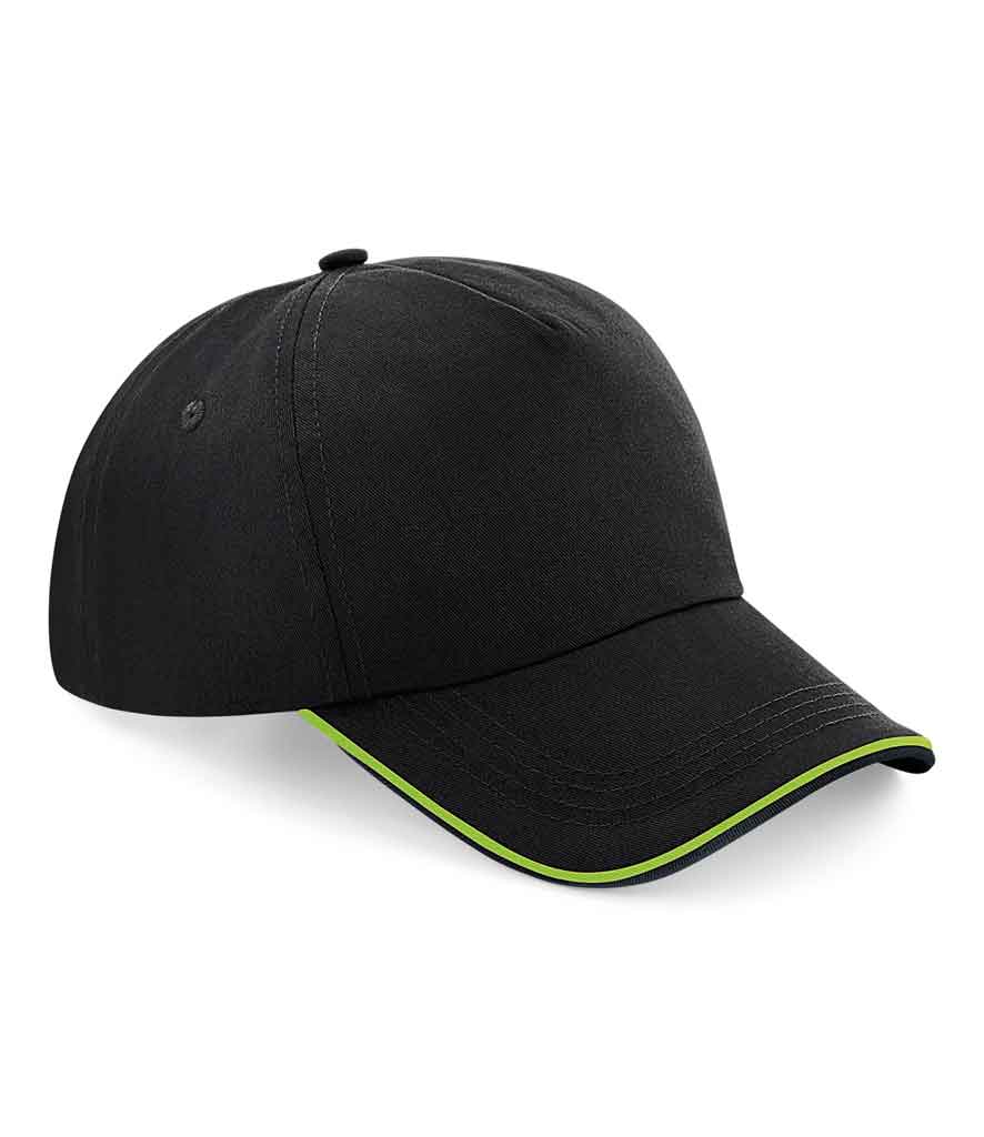 Beechfield BC25C Authentic 5-panel cap - piped peak