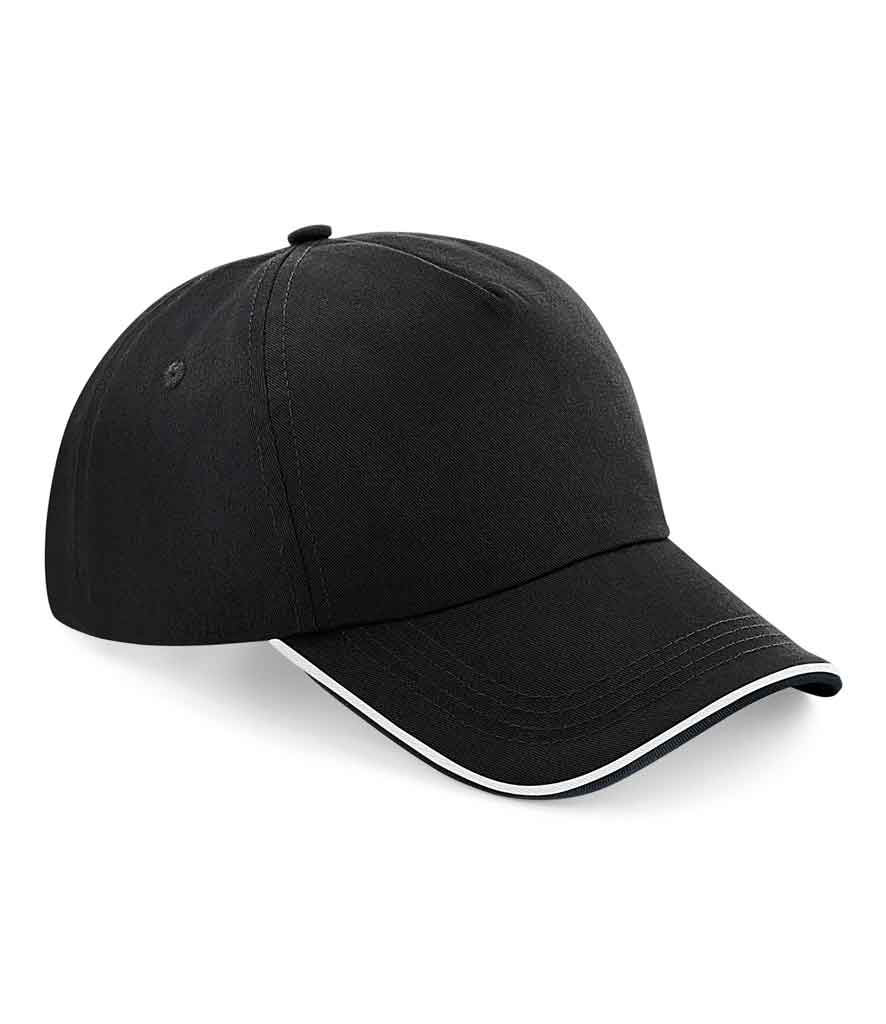 Beechfield BC25C Authentic 5-panel cap - piped peak