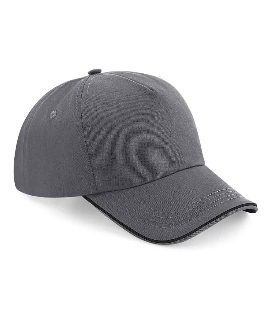 Beechfield BC25C Authentic 5-panel cap - piped peak