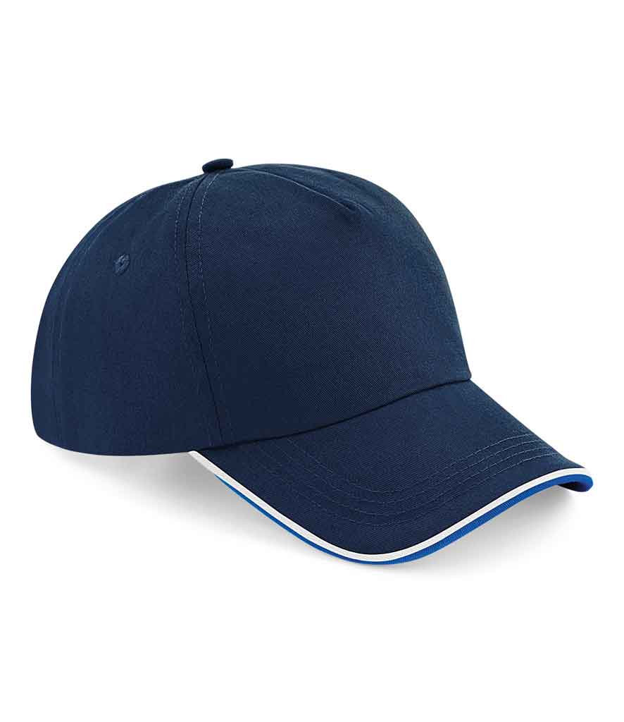 Beechfield BC25C Authentic 5-panel cap - piped peak